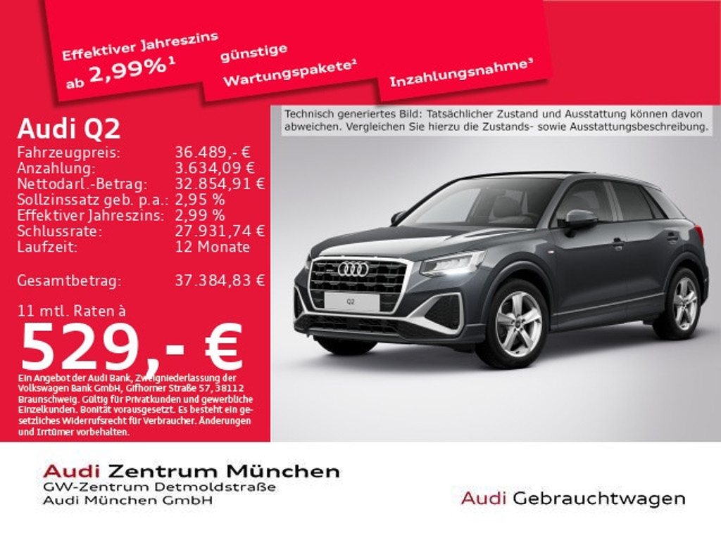 Audi Q2 2024 Benzine