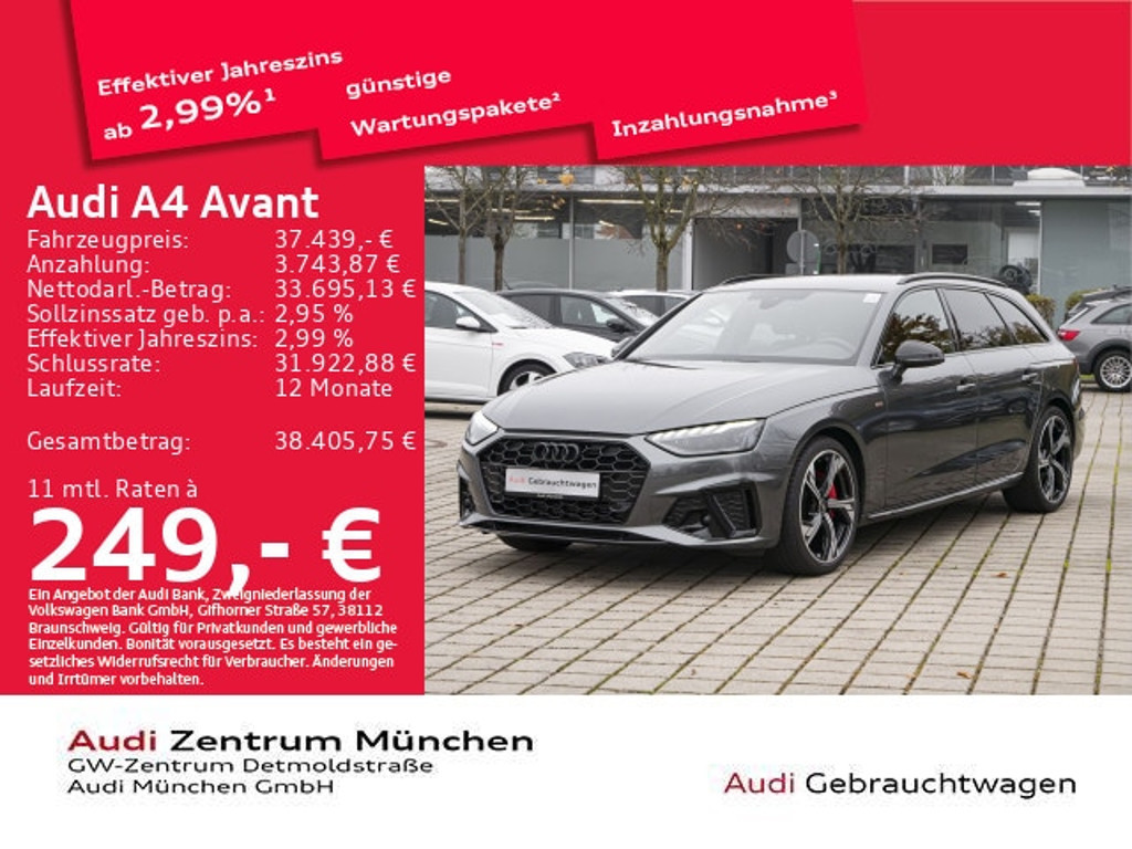 Audi A4 2023 Benzine