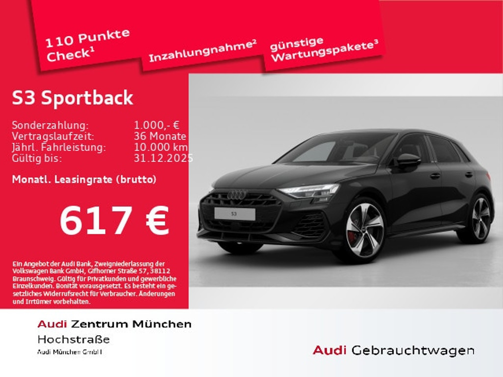 Audi S3 2025 Benzine