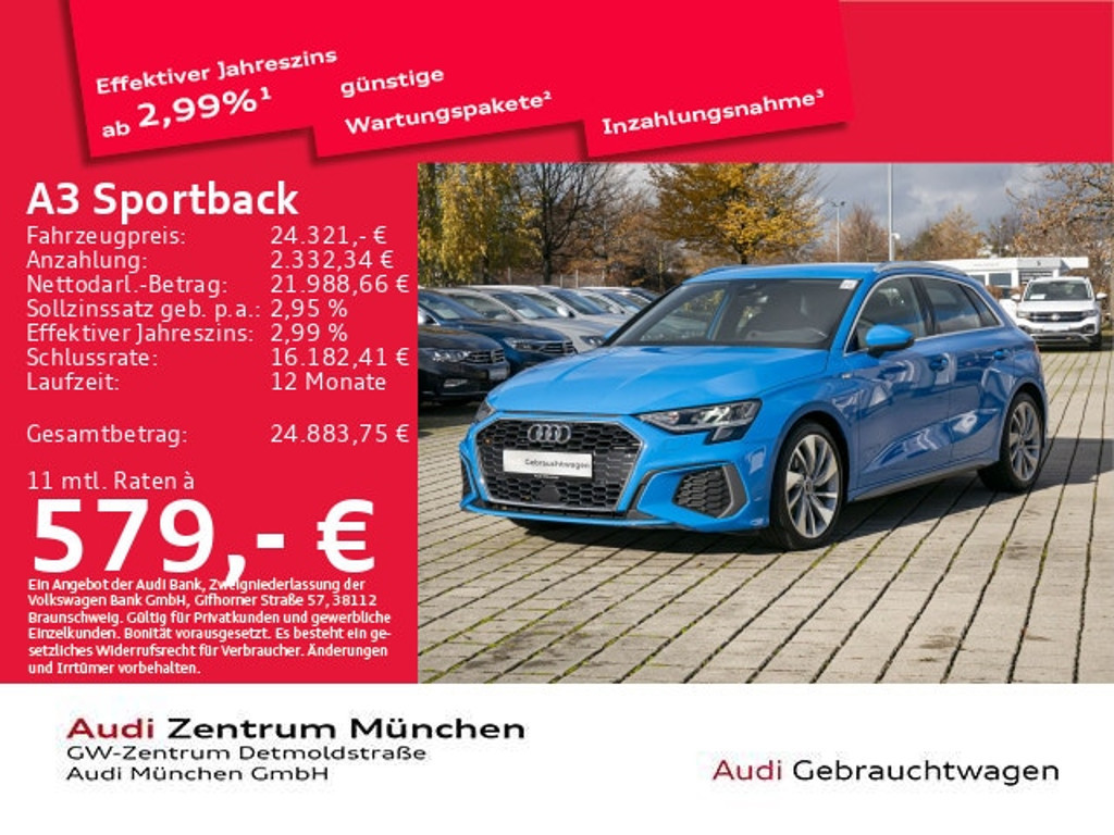 Audi A3 2021 Benzine