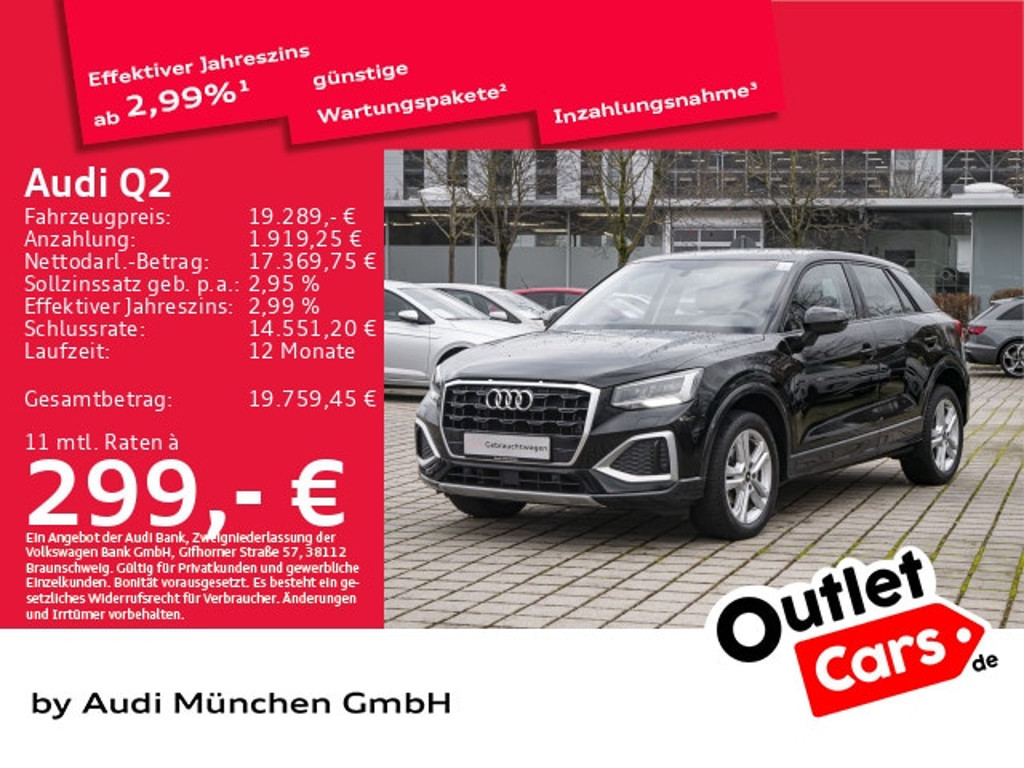Audi Q2 2022 Benzine
