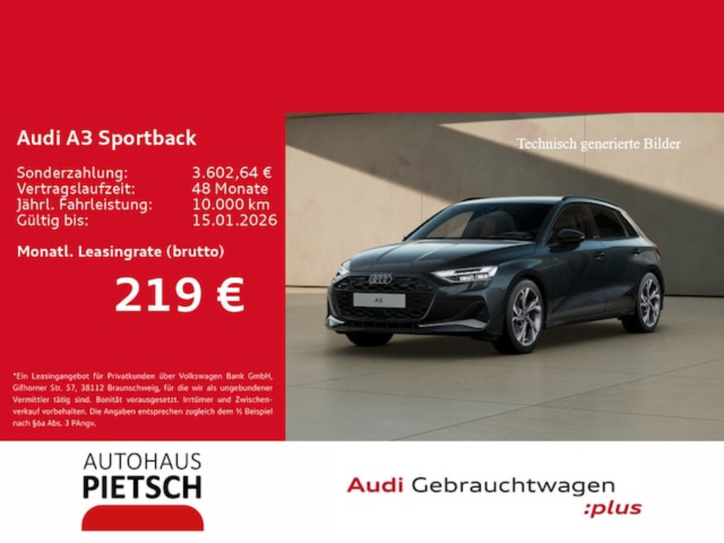 Audi A3 2025 Benzine
