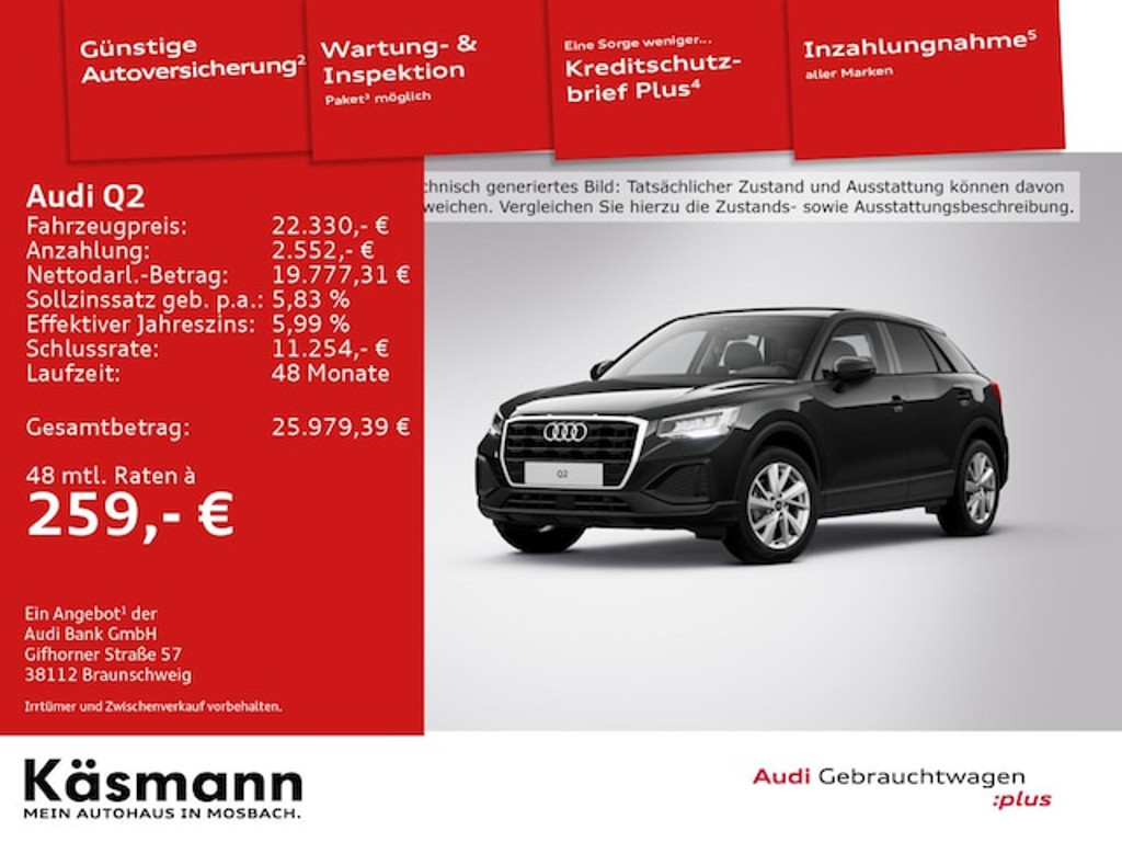 Audi Q2 2022 Benzine
