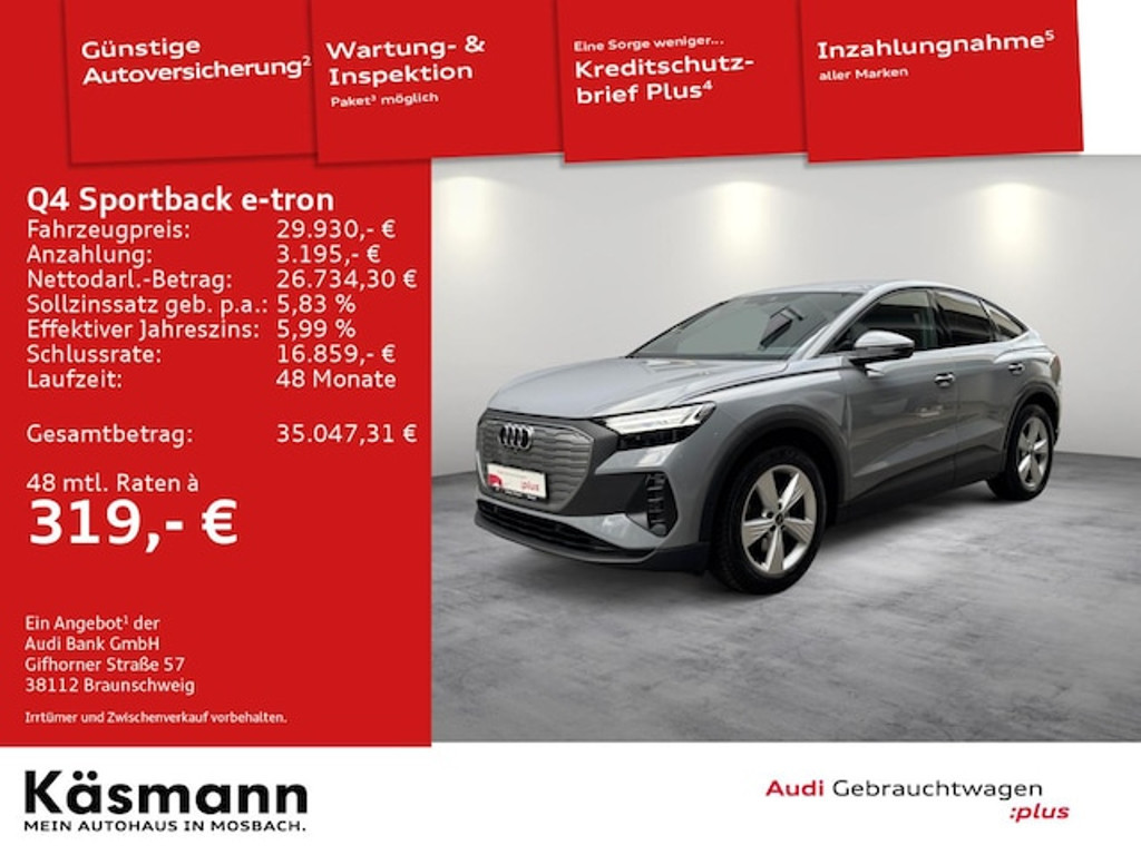 Audi Q4 e-tron 2022 Elektrisch
