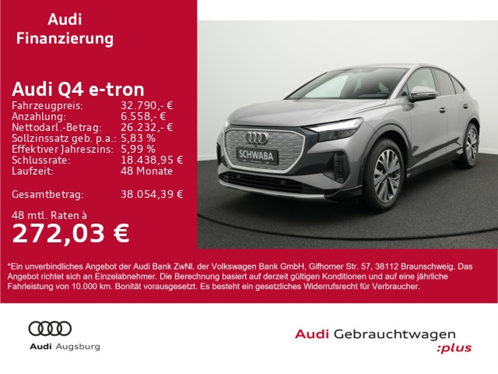 Audi Q4 e-tron 2022 Elektrisch