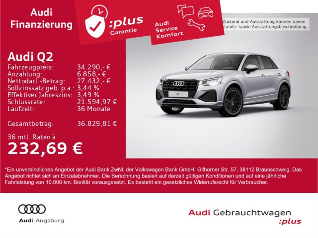 Audi Q2 2025 Benzine