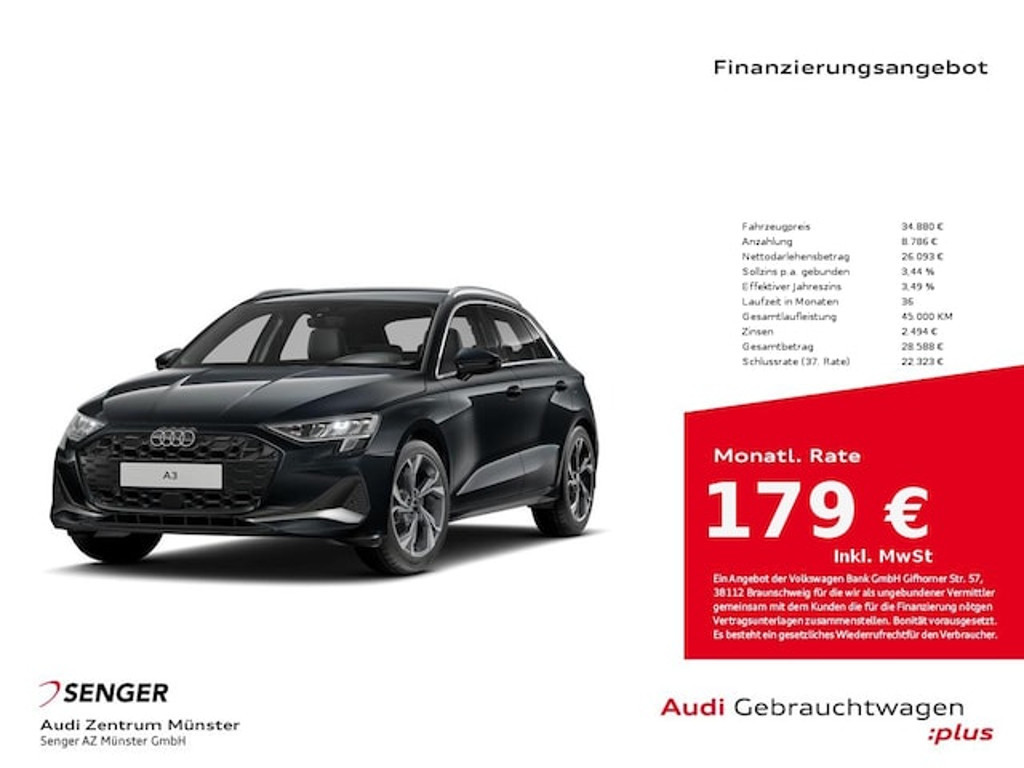 Audi A3 2025 Benzine