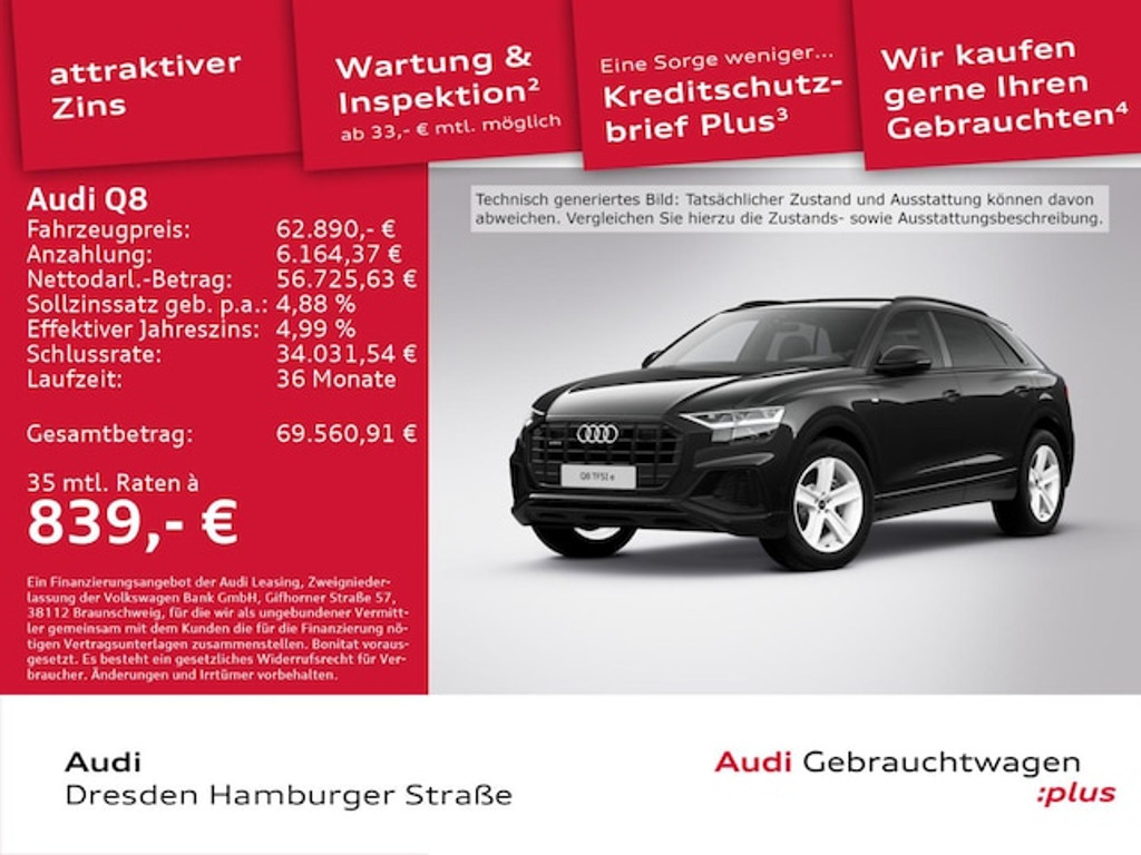 Audi Q8 2022 Hybride Benzine