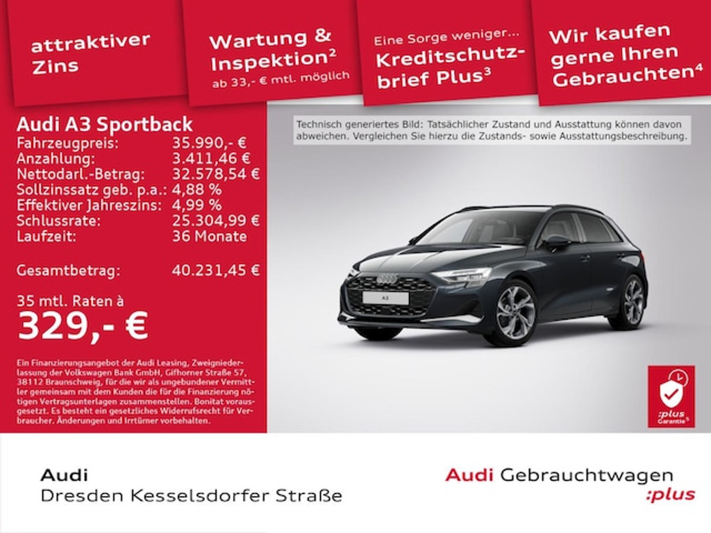Audi A3 2025 Benzine