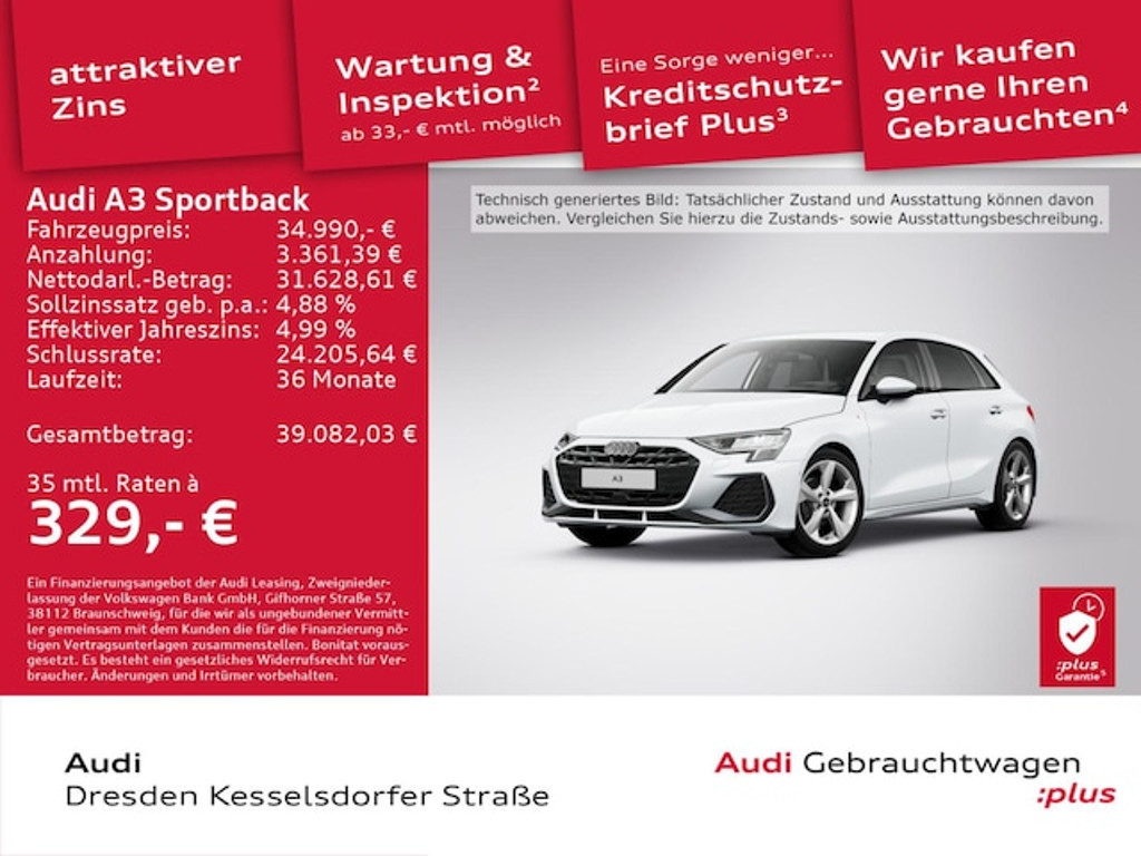 Audi A3 2025 Benzine