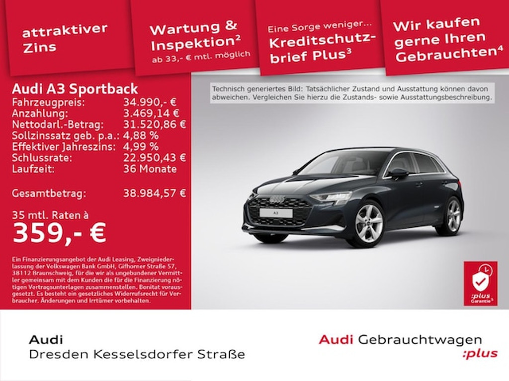 Audi A3 2024 Benzine