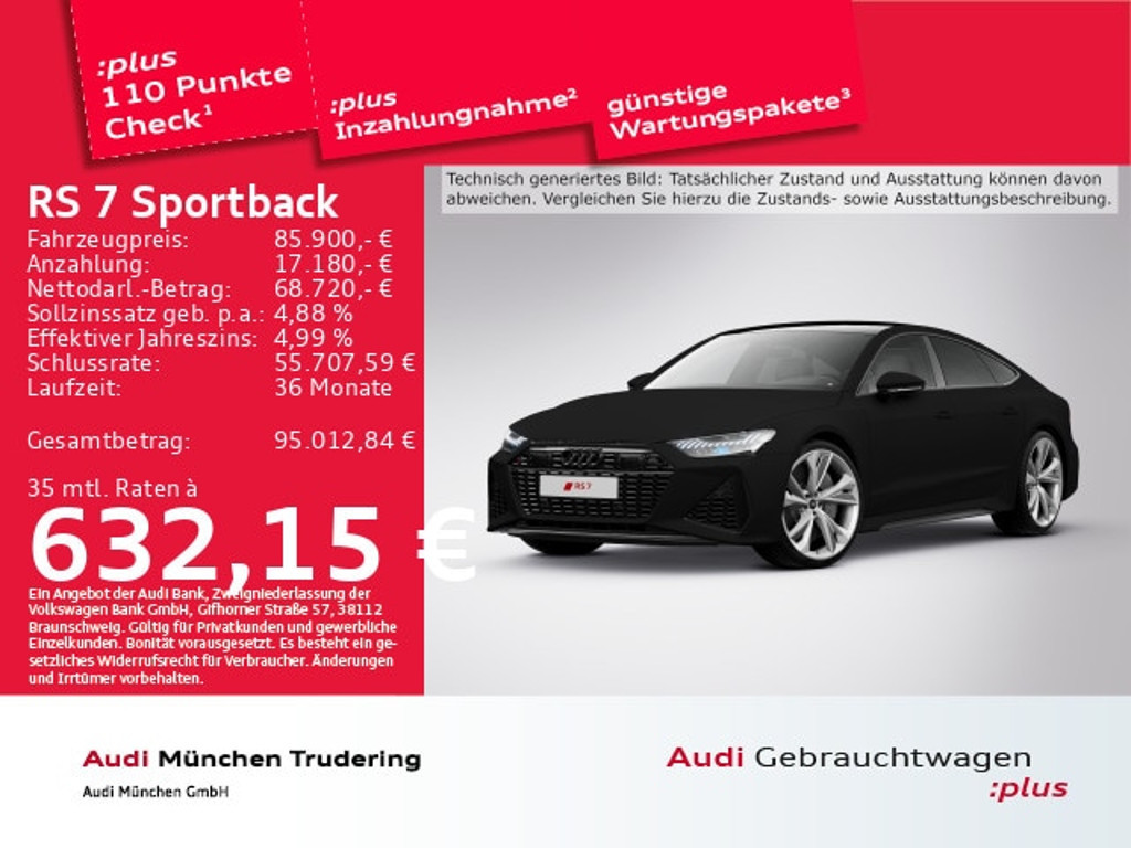 Audi RS7 2021 Benzine