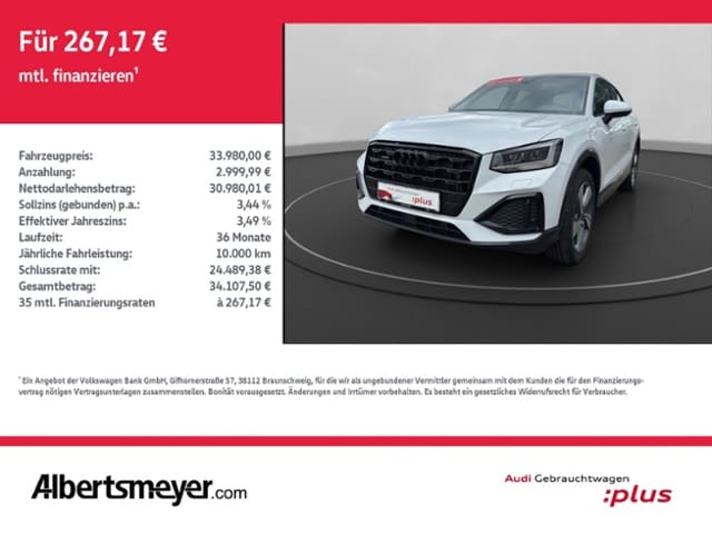 Audi Q2 2024 Benzine