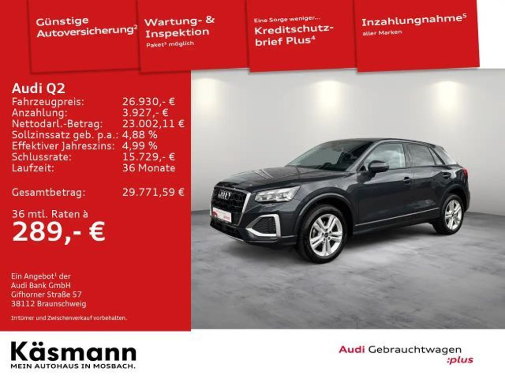 Audi Q2 2022 Benzine