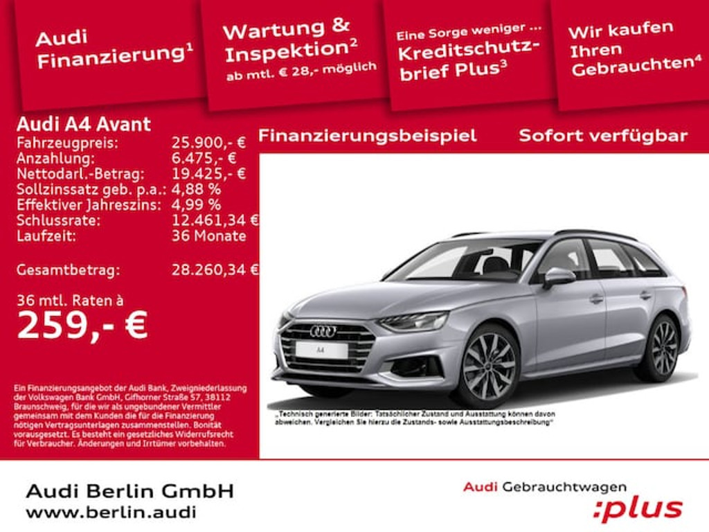 Audi A4 2022 Benzine