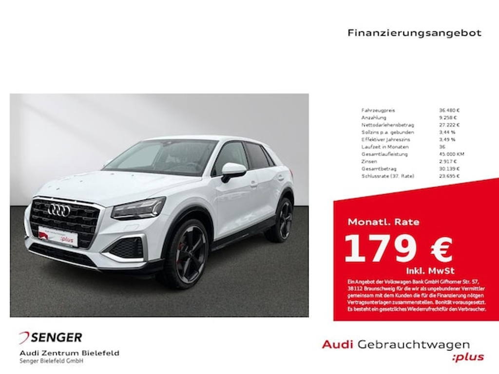 Audi Q2 2025 Benzine