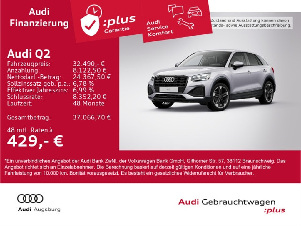 Audi Q2 2025 Benzine