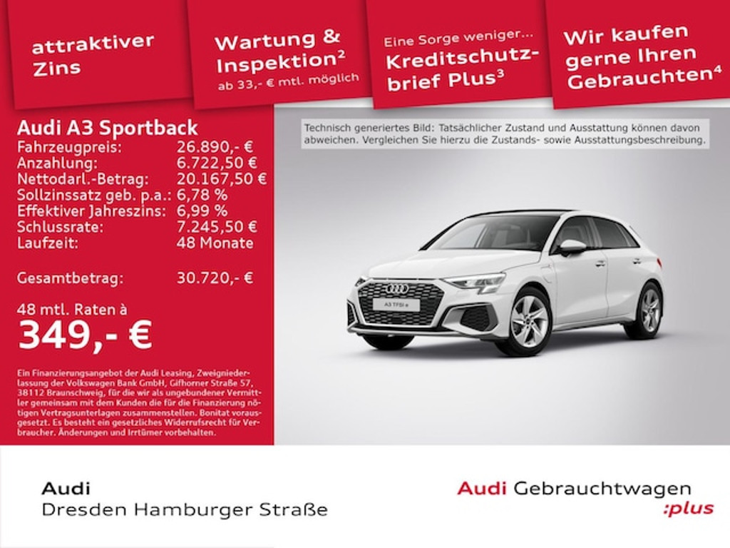 Audi A3 2022 Hybride Benzine
