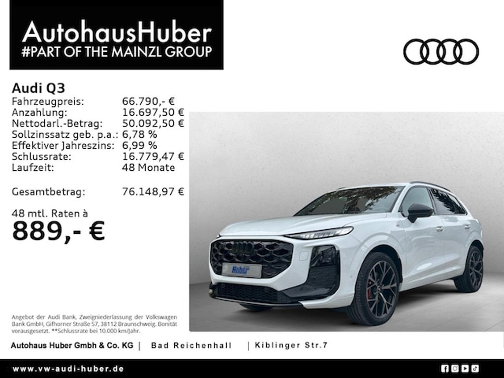 Audi Q3 2025 Benzine