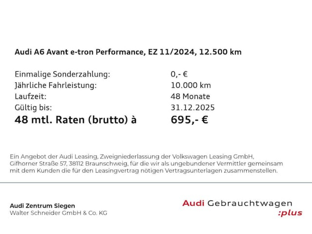 Audi A6 e-tron
