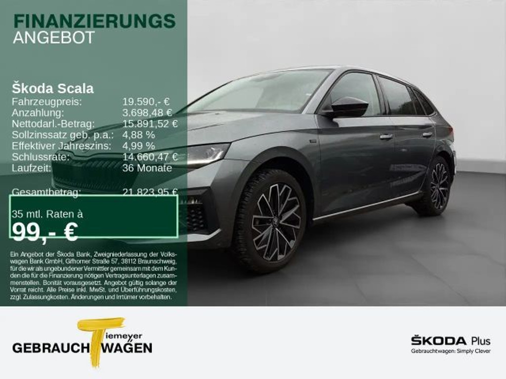Skoda Scala 2025 Benzine