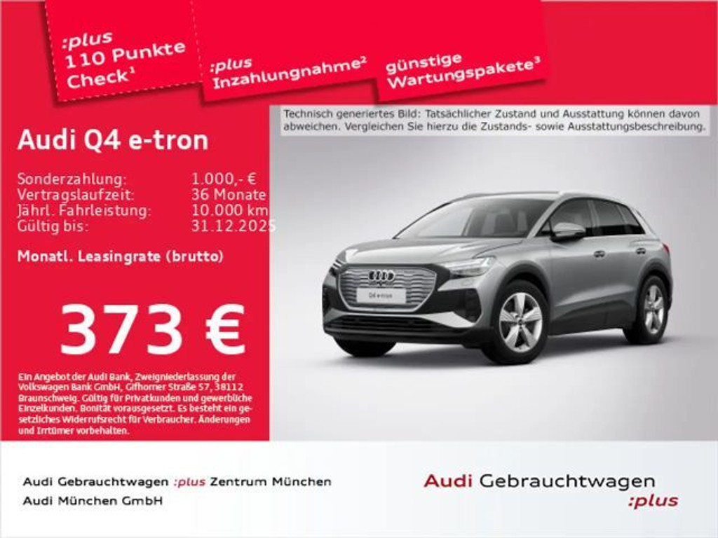 Audi Q4 e-tron 2024 Elektrisch