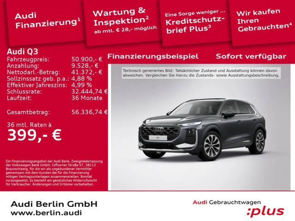Audi Q3 2025 Benzine