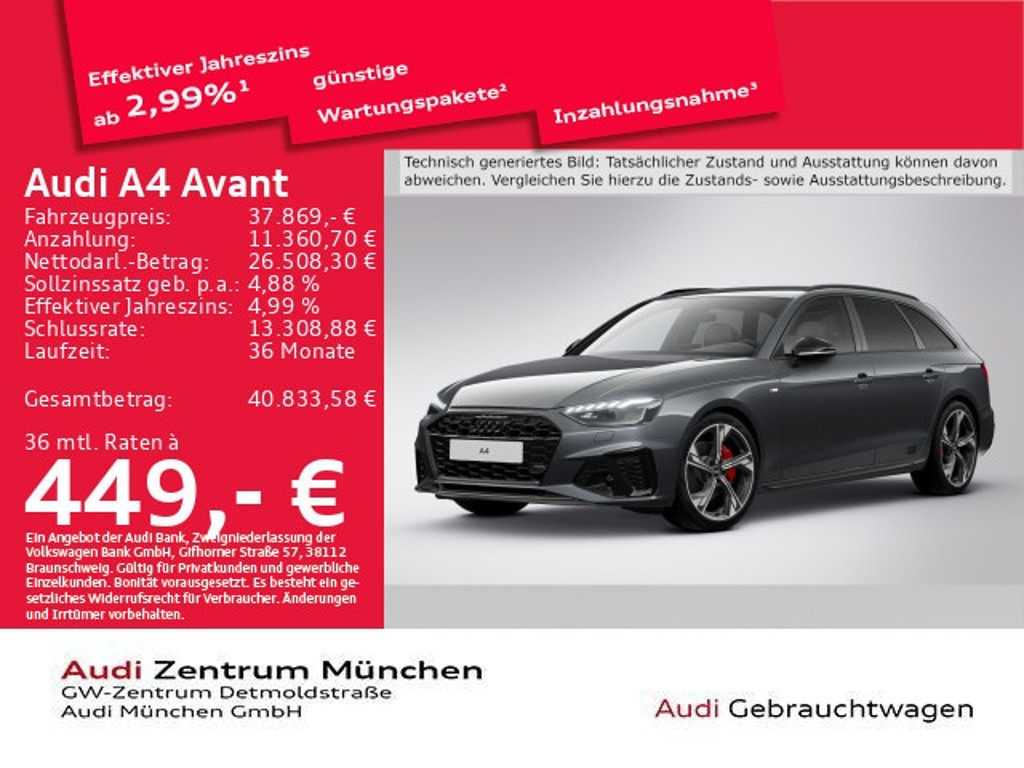 Audi A4 2023 Benzine