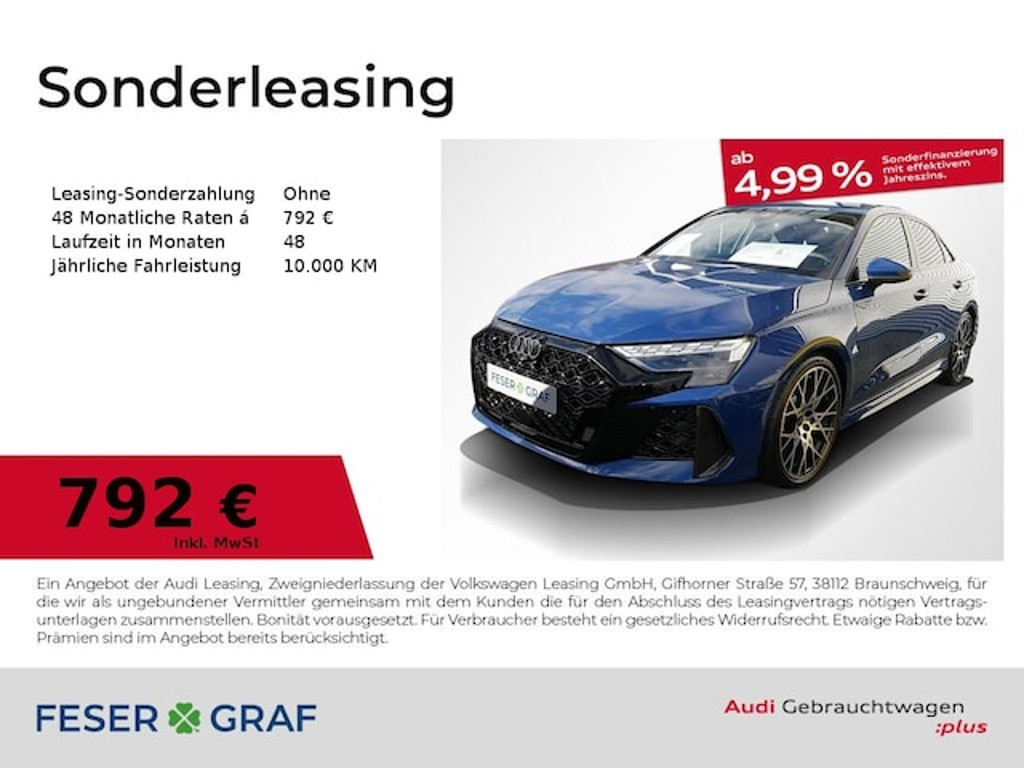 Audi RS3 2025 Benzine
