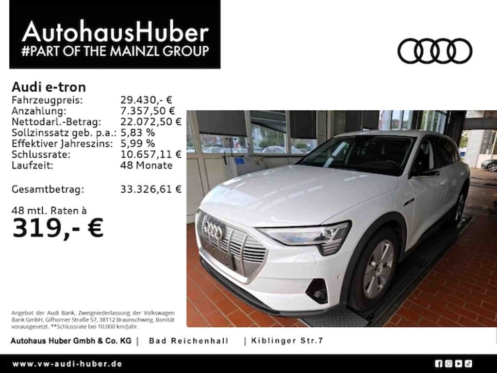 Audi e-tron 2022 Elektrisch