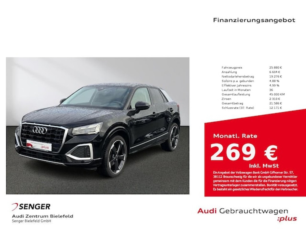 Audi Q2 2022 Benzine
