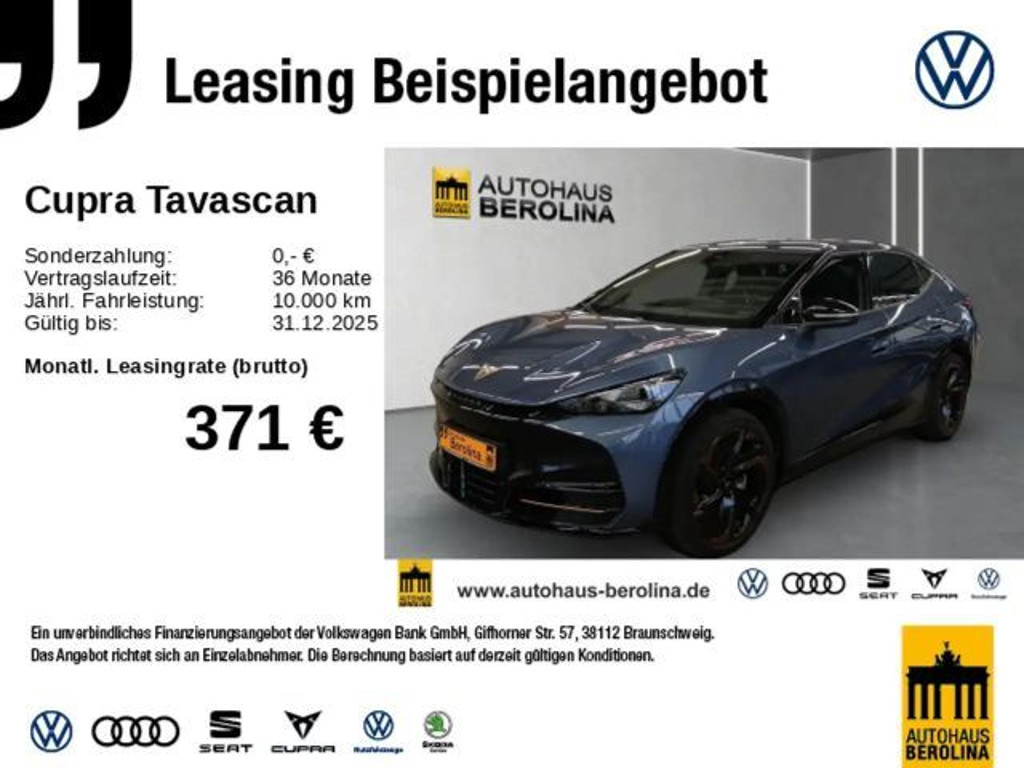 Cupra Tavascan 2025 Elektrisch