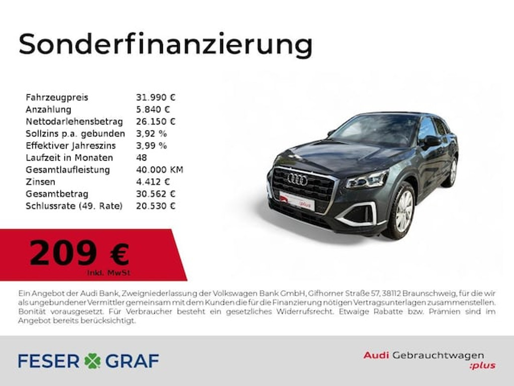 Audi Q2 2025 Benzine