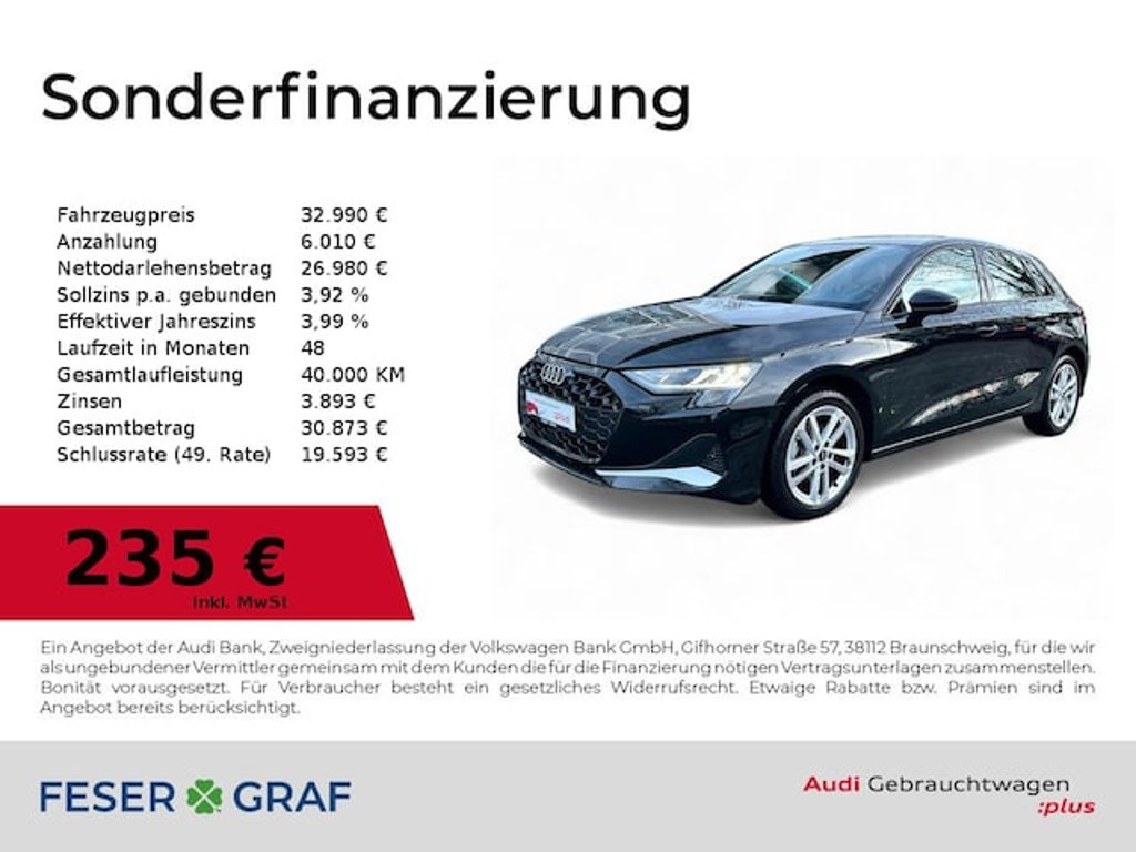 Audi A3 2025 Benzine