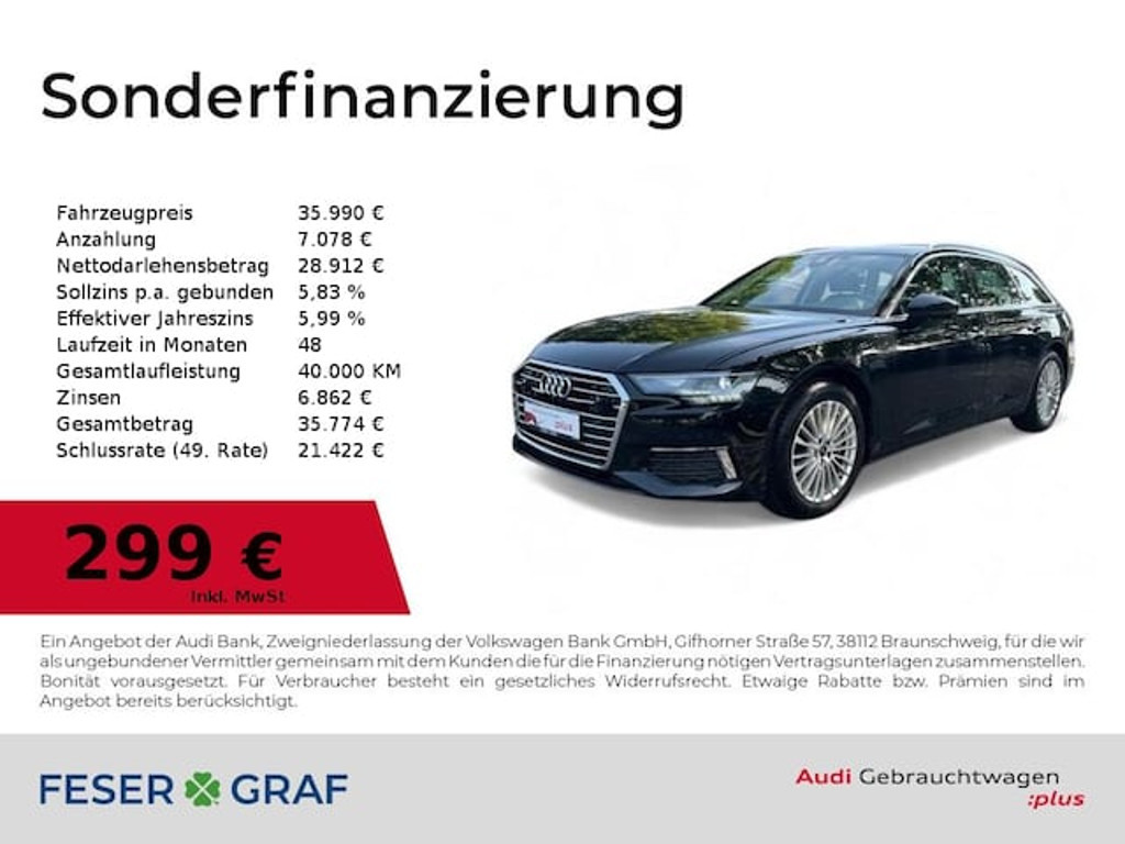Audi A6 2022 Benzine