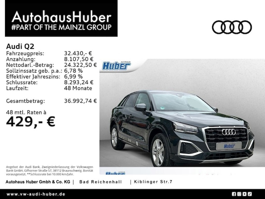 Audi Q2 2024 Benzine