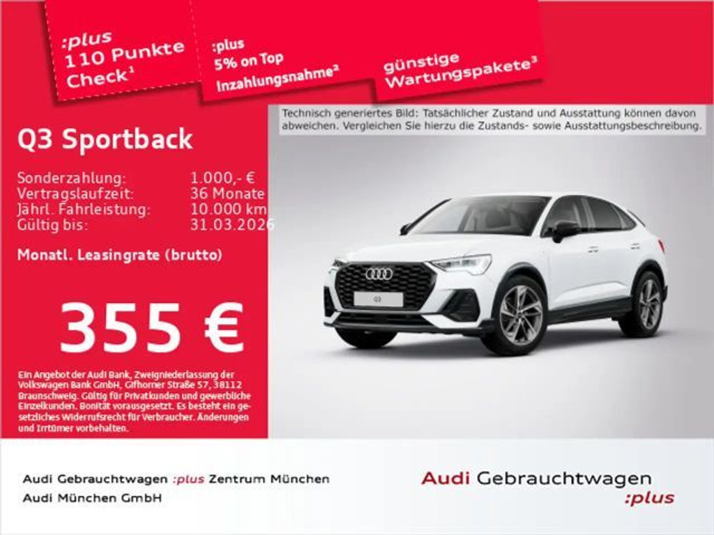 Audi Q3 2025 Benzine