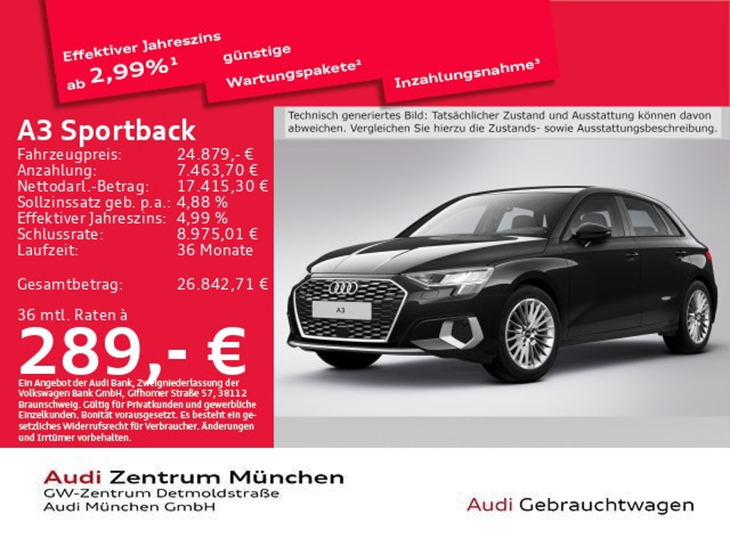 Audi A3 2023 Benzine