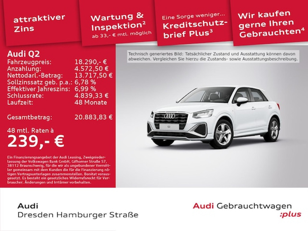 Audi Q2 2023 Benzine