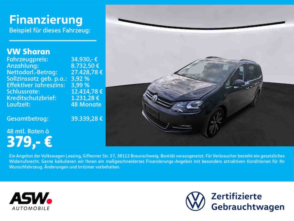 Volkswagen Sharan 2022 Benzine