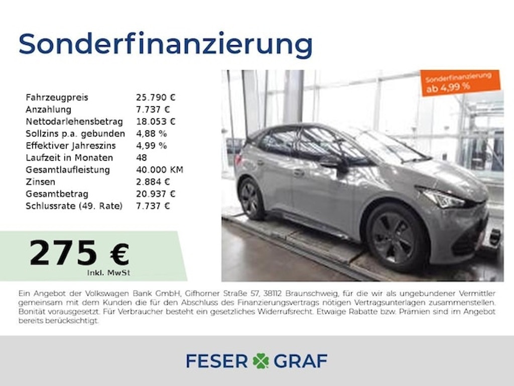 Cupra Born 2023 Elektrisch