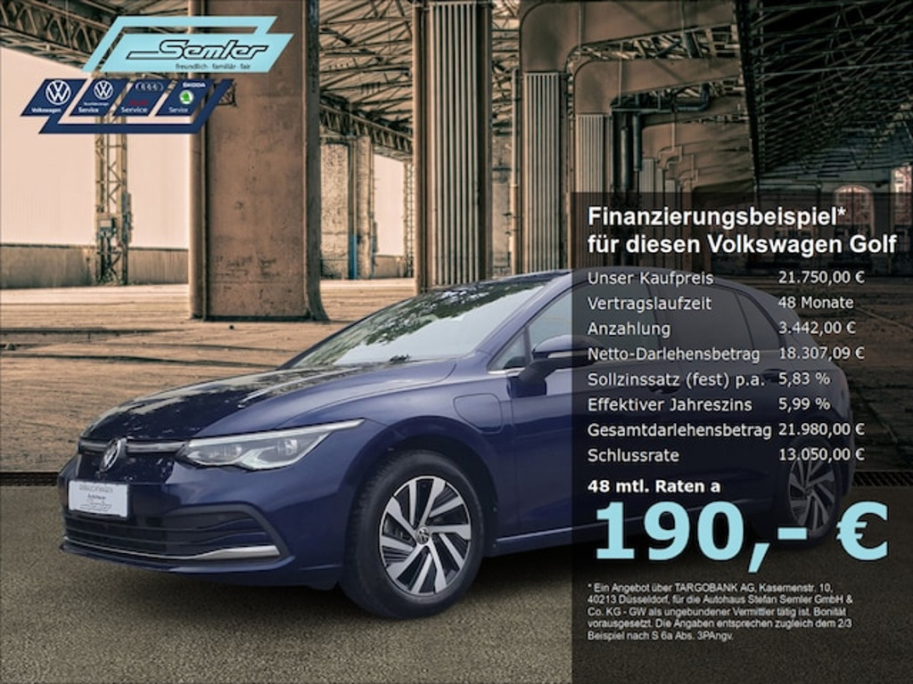 Volkswagen Golf 2022 Hybride Benzine
