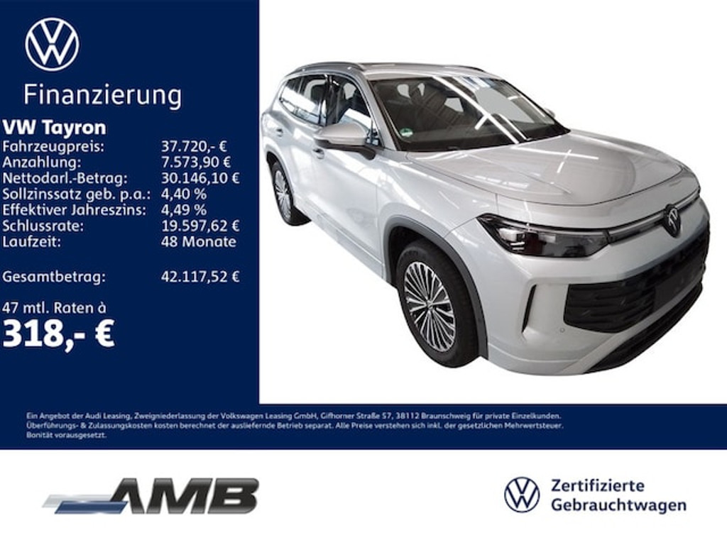 Volkswagen Tayron 2025 Benzine