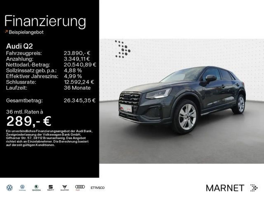 Audi Q2 2022 Benzine