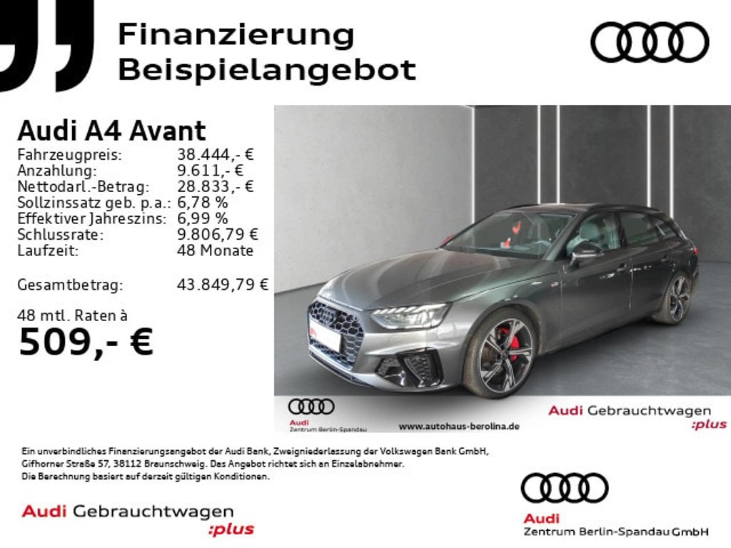 Audi A4 2023 Benzine