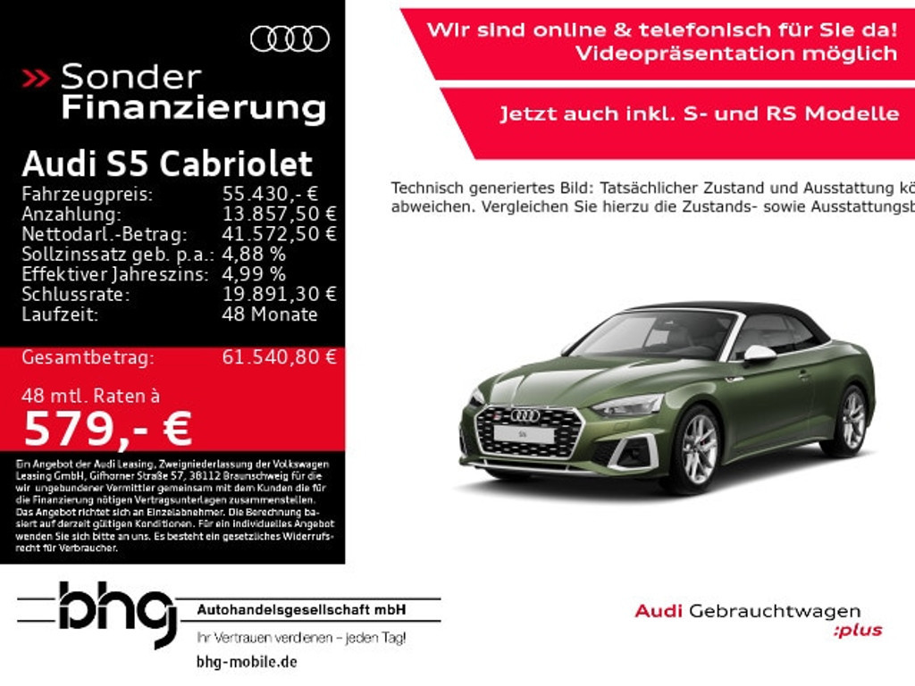 Audi S5 2023 Benzine