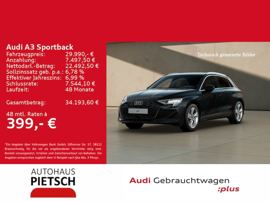 Audi A3 2025 Benzine