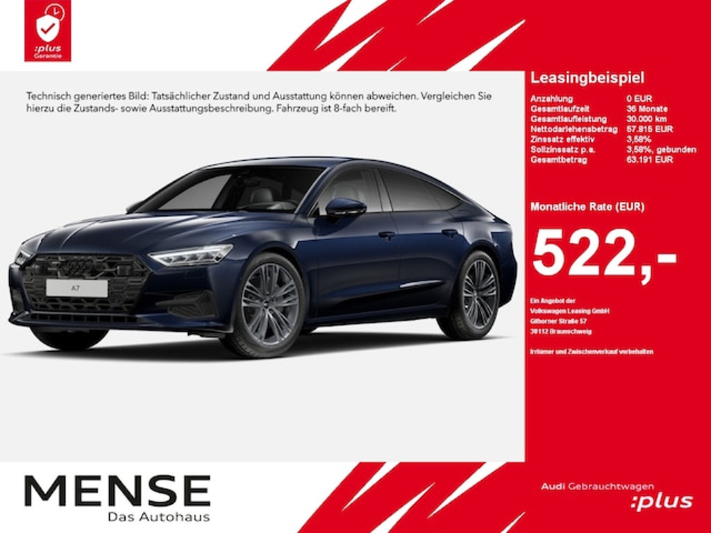 Audi A7 2025 Hybride Benzine