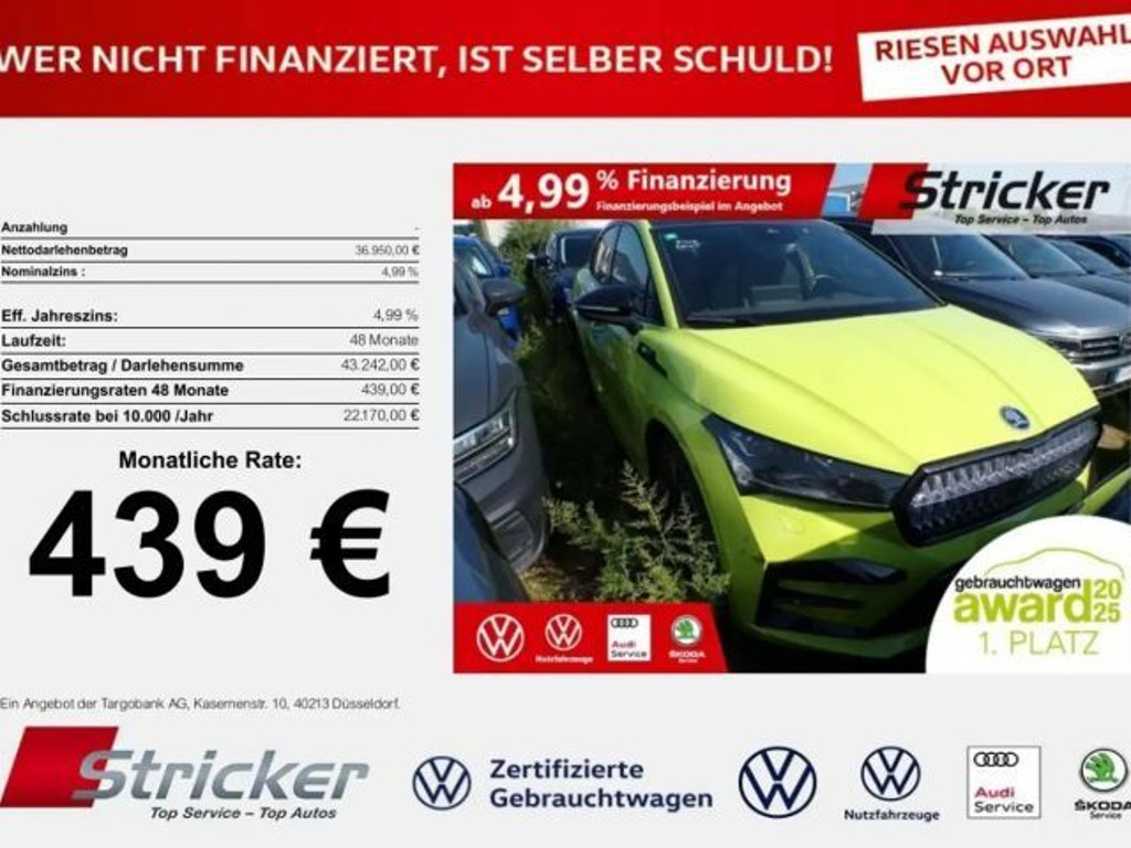 Skoda Enyaq 2023 Elektrisch