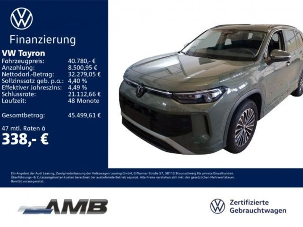 Volkswagen Tayron 2025 Benzine